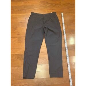 Quiksilver Mens Performance Golf Pants Size 32 Black Polyester Stretch‎ Chino